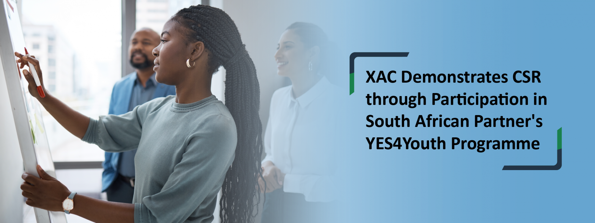 XAC Demonstrates CSR through Participation in South African Partner's YES4Youth Programme